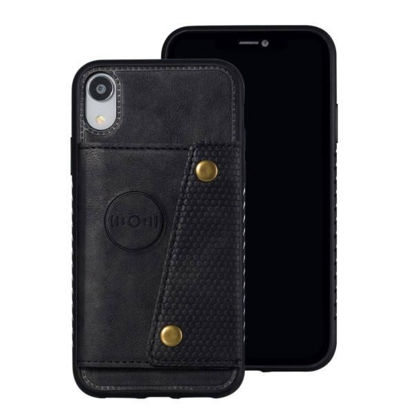 Etui med pung til iPhone XR Sort