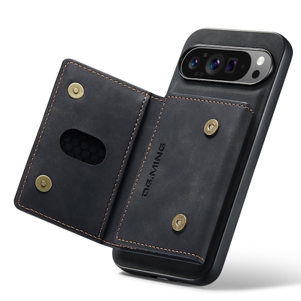 DG.MING Magnetisk Kortlomme Etui Google Pixel 9 Pro XL Sort