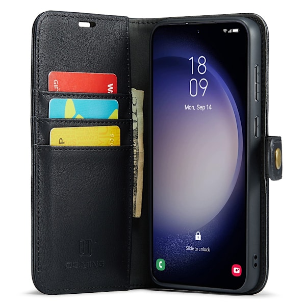 DG.MING 2-i-1 Magnetpung Samsung Galaxy S25 Sort
