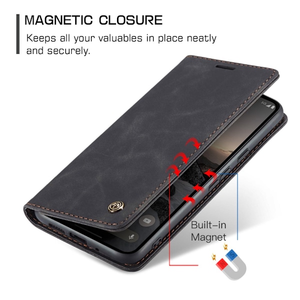 CaseMe Slim Wallet Case Google Pixel 9 Pro Sort