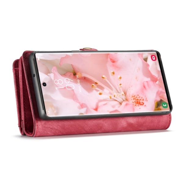 CaseMe Multi-Slot 2 i 1 Wallet Case Galaxy S22 Ultra Red