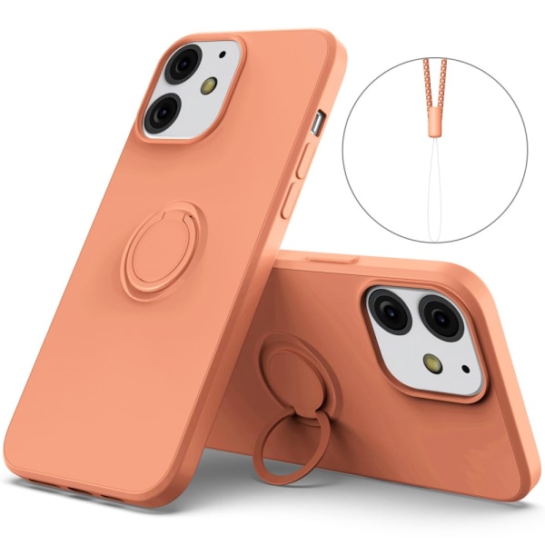 iPhone 13 Skal Med Ringhållare Orange