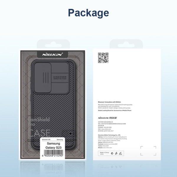 Nillkin CamShield Skal Samsung Galaxy S23 Plus Sort