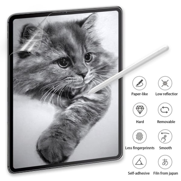 Papirlignende skærmbeskyttelse til iPad Pro 11 4. generation (2022)