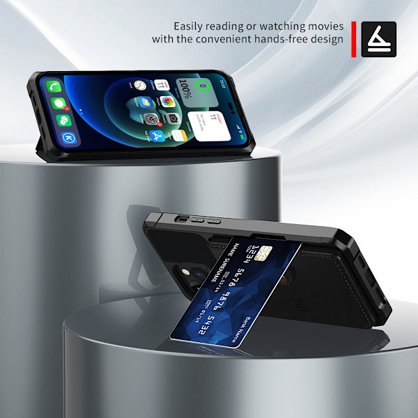 Multi-Slot Skal iPhone 14 Pro Sort