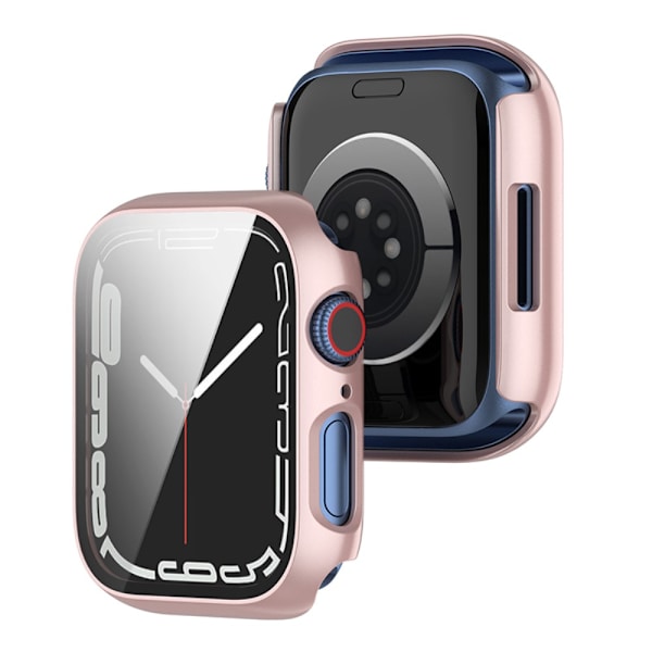 Apple Watch 45mm Series 9 -kotelon kova muovi, ruusukulta