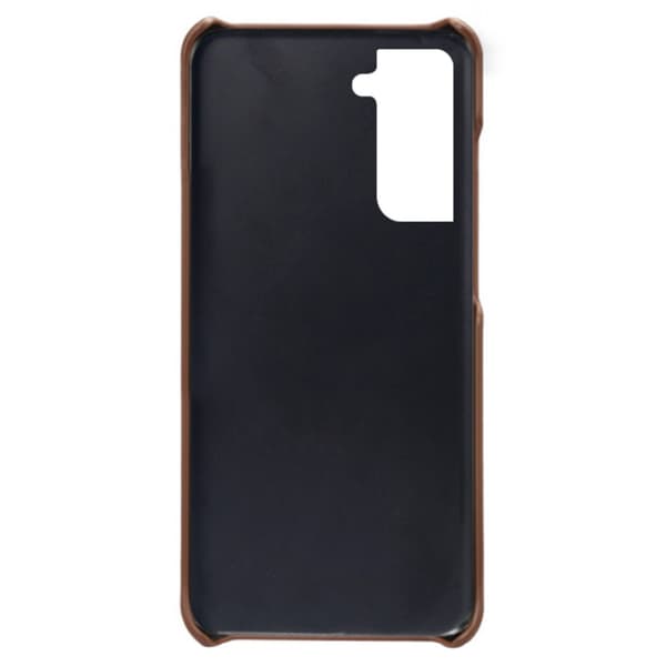 Nahkainen korttikotelo Samsung Galaxy S22 Plus - Ruskea