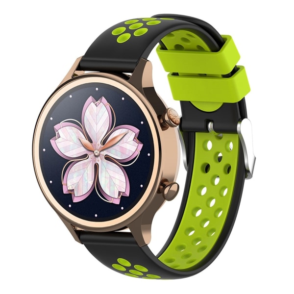 Urheilurannekoru Samsung Galaxy Watch 5 40/44/Pro 45mm musta/vihreä