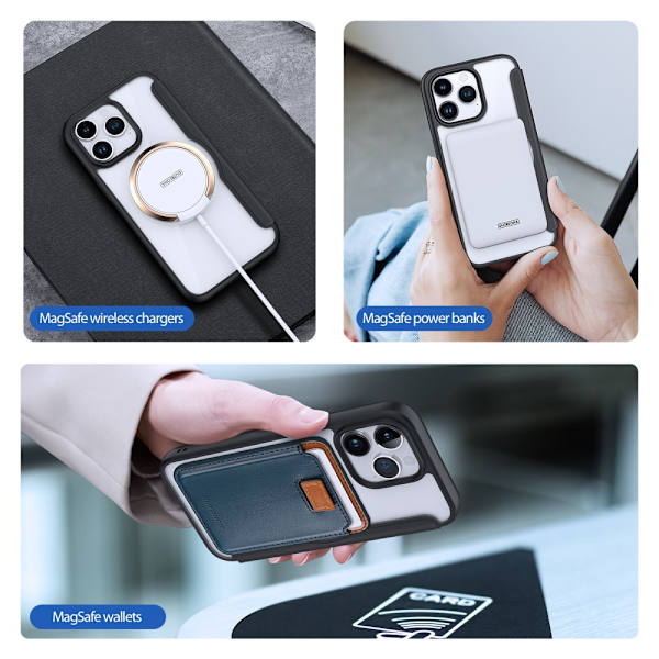 Dux Ducis Skin X Pro Etui MagSafe iPhone 15 Pro Max Sort