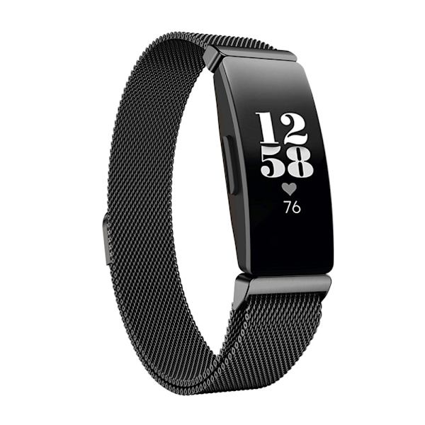 Milanese Loop Armband Fitbit Inspire/Inspire HR/Inspire 2 Svart