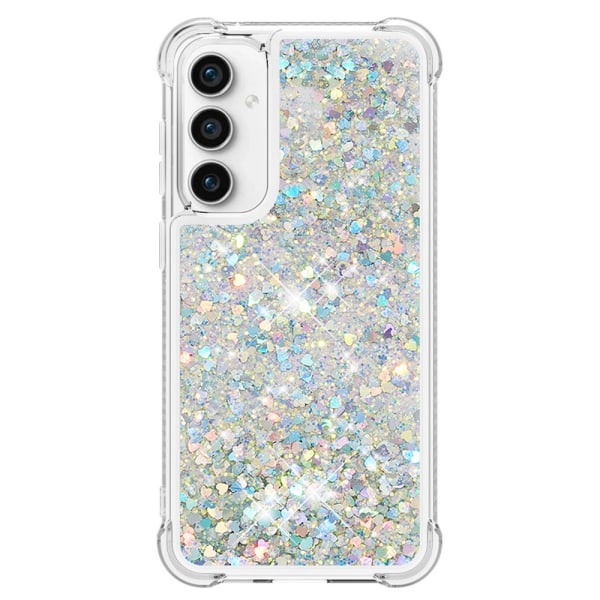 Glitter Bling TPU-kotelo Samsung Galaxy S23 FE Silver