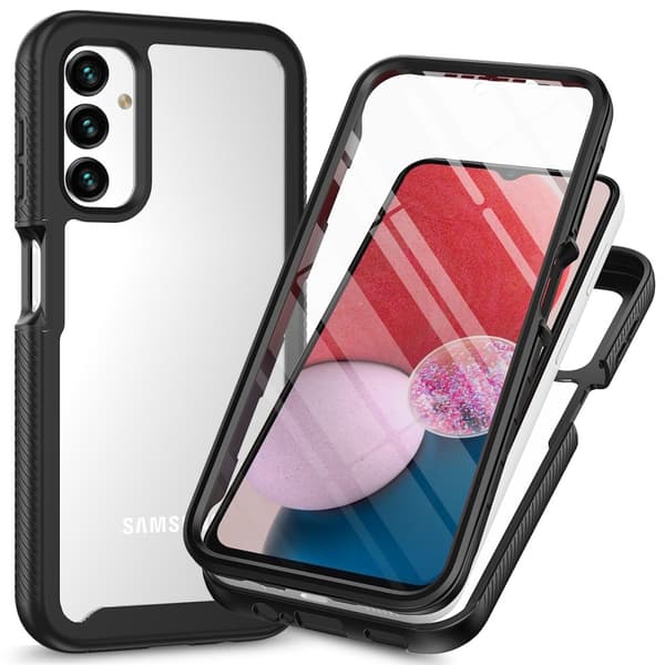 360 Full Cover Edge Case Samsung Galaxy A14 Musta