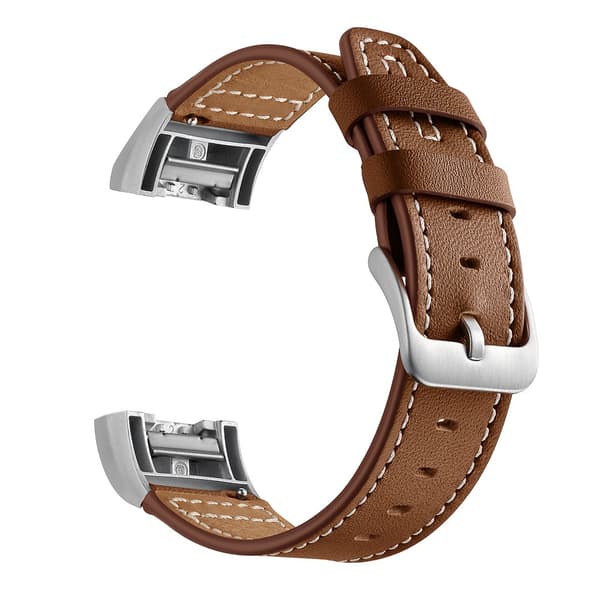 Äkta Läderarmband Fitbit Charge 2 Brun
