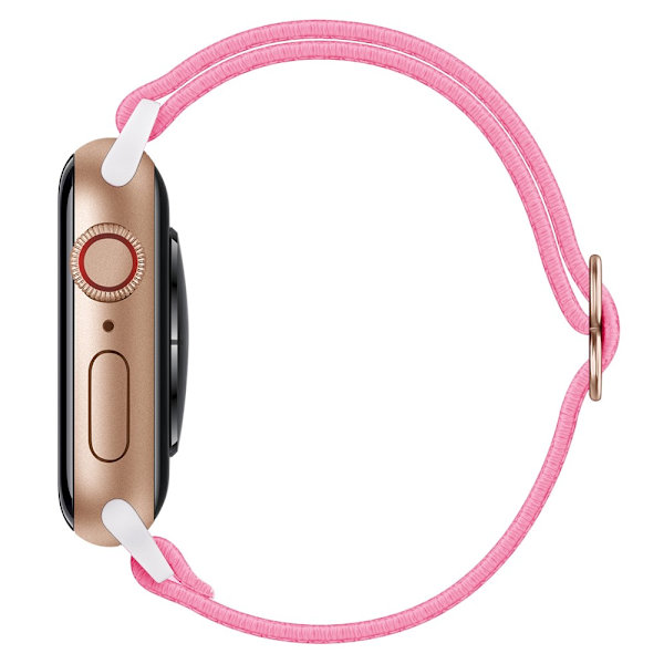 Elastisk Nylonrem Apple Watch 45mm Series 9 Rosa