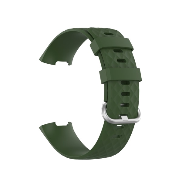 Silikonarmband Till Fitbit Charge 3/4 Grön