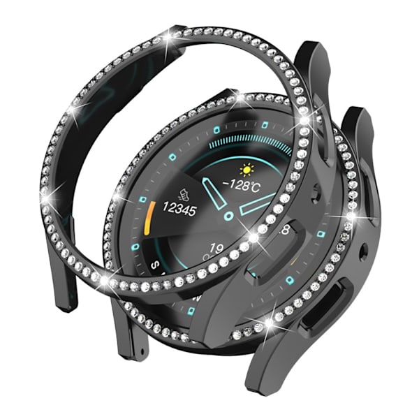Rhinestone Skal Samsung Galaxy Watch 6 44mm Sort