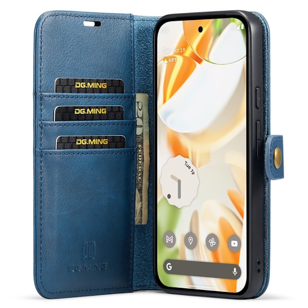 DG.MING 2-in-1 Magnet Wallet Google Pixel 9 Pro Blue
