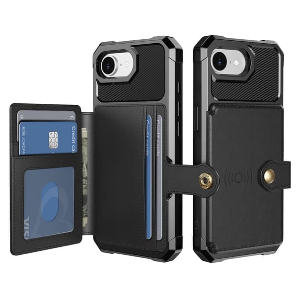 Multi-Slot Skal iPhone 16e Svart