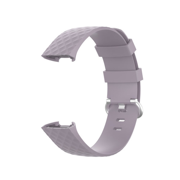 Silikone Rem Til Fitbit Charge 3/4 Lilla