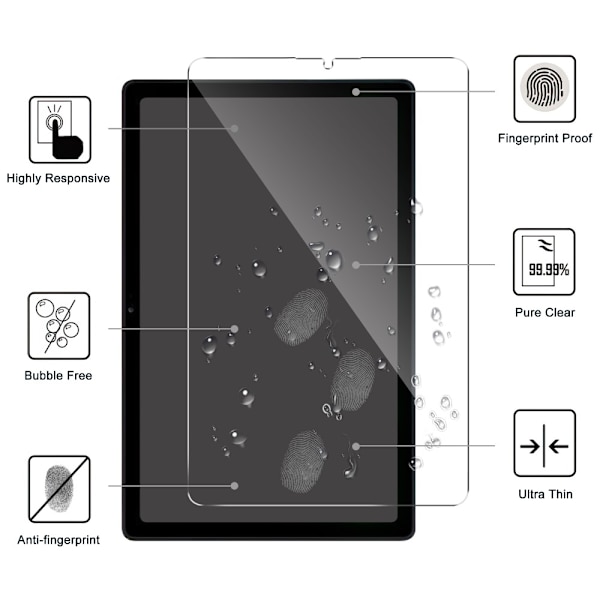 Samsung Galaxy Tab A9 Skärmskydd Härdat Glas 0.3mm