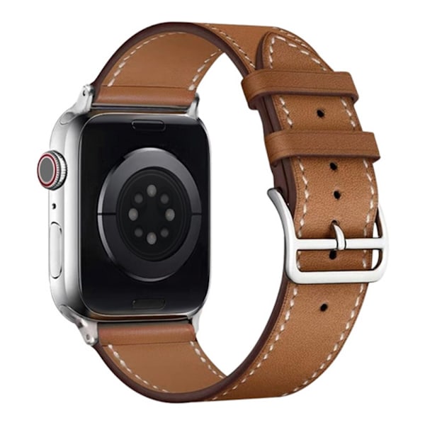 Imak Nahkainen ranneke Apple Watch Series 10 46mm Ruskea