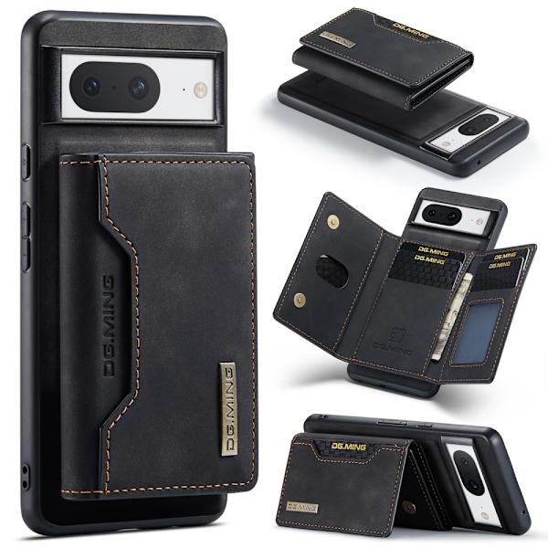 DG.MING Magnetisk kortholder etui Google Pixel 8 Sort