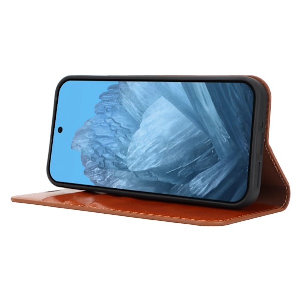Mobilcover Google Pixel 9 Pro XL Ægte Læder Brun