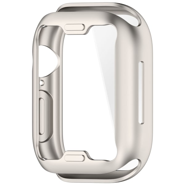 Fuldt dækkende TPU-skal til Apple Watch Series 10 46mm Champagne-guld
