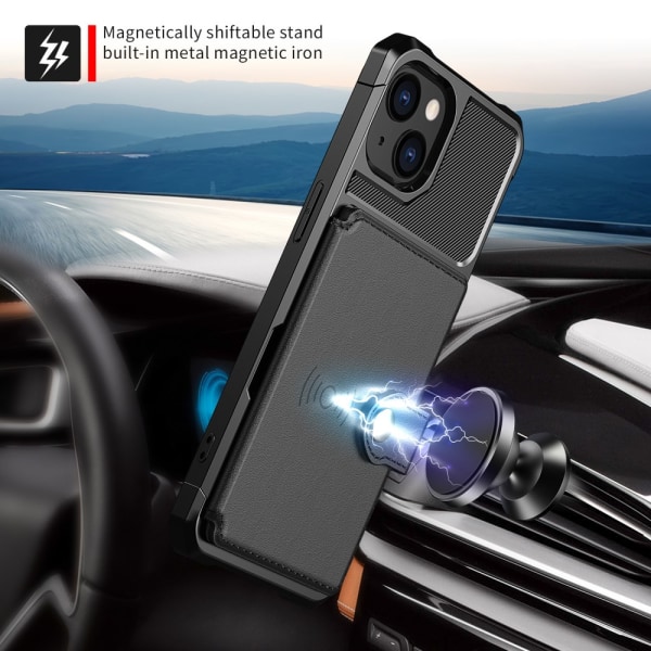 Multi-Slot Skal iPhone 13 Sort