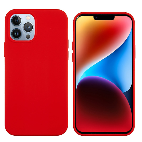 Silikonikuori iPhone 15 Pro Max Punainen