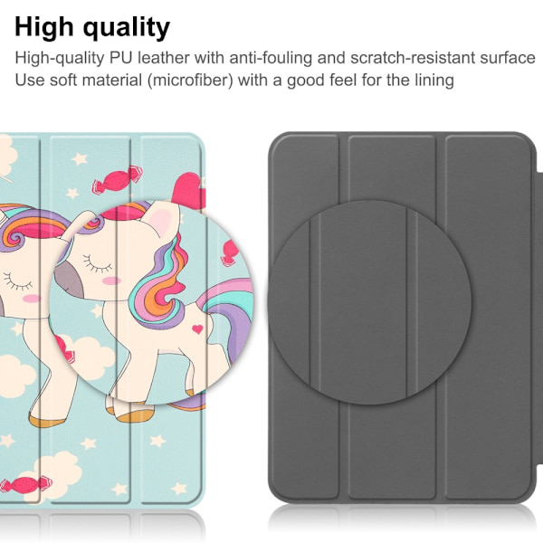 iPad 10.9 2022 (10. sukupolvi) Kotelo Tri-fold Unicorn