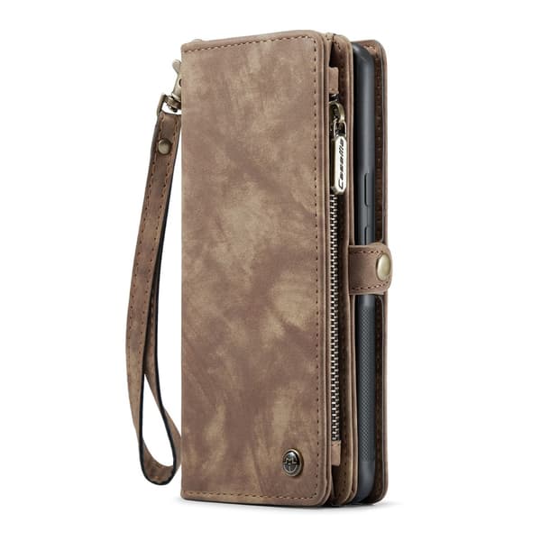 CaseMe Multi-Slot 2 i 1 Pungetui Google Pixel 9 Pro Brun