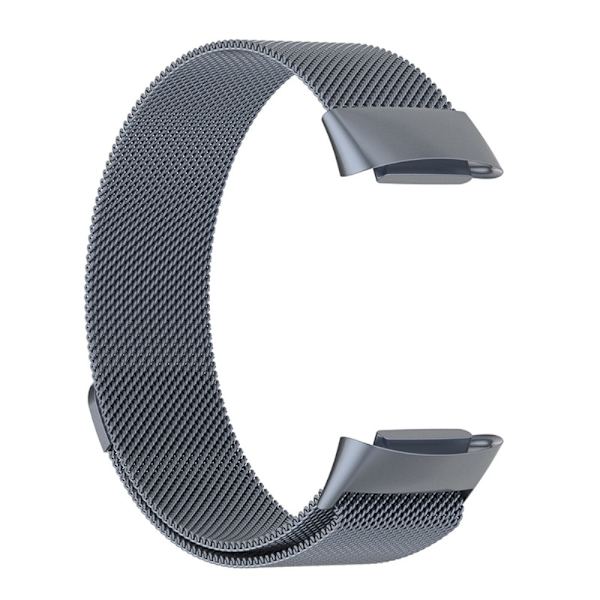 Milanese Loop Armband Fitbit Charge 5 Grå