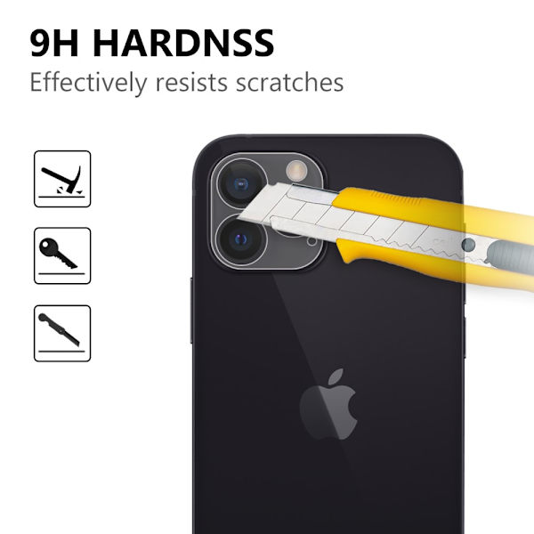 Fuld dækkende linsebeskyttelse 0,2mm iPhone 13 Pro Max