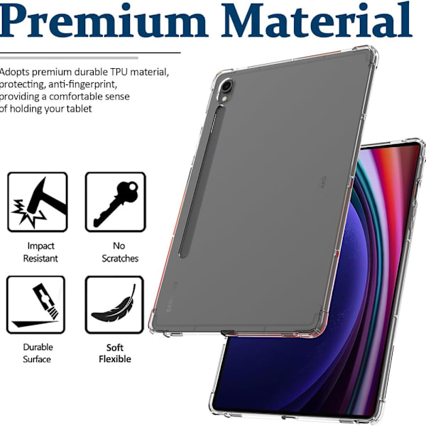 Skal Samsung Galaxy Tab S9 FE TPU Transparent