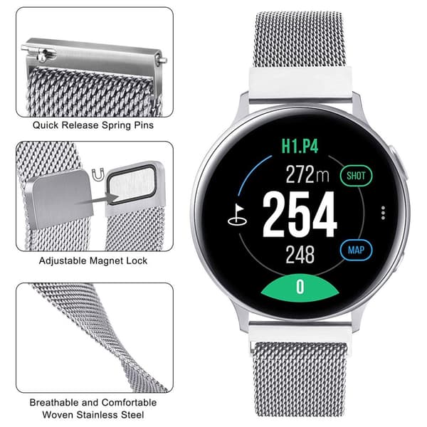 Milanese Armband Samsung Galaxy Watch FE Silver