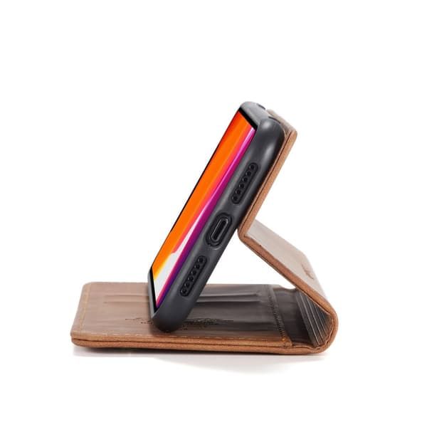 CaseMe Retro Pungetui iPhone 11 Brun