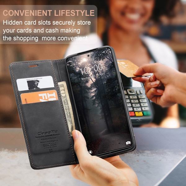 CaseMe Slim Pungetui Xiaomi 14 Sort