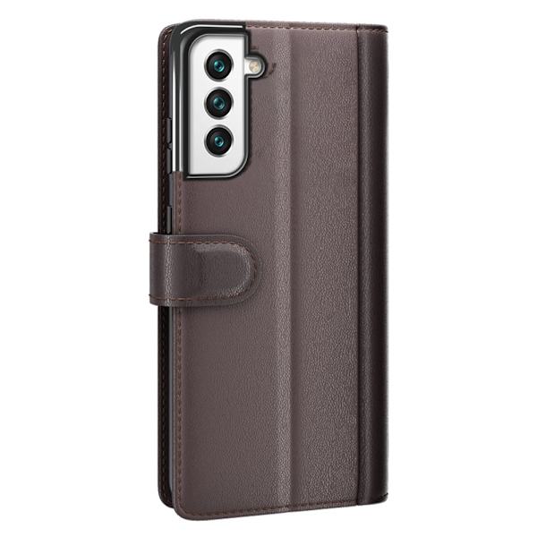 Ægte lædercover Samsung Galaxy S22 Brun