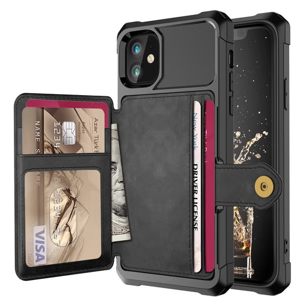 Multi-Slot Skal iPhone 12 Mini Svart