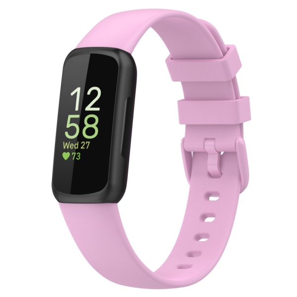 Fitbit Inspire 3 -liila silikoniranneke (S)