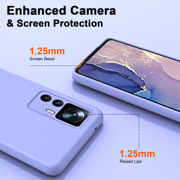 Silikonskal Xiaomi 12T Pro Lila