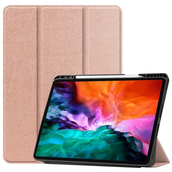 iPad Pro 12.9 5. sukupolven (2021) -kotelo kolmiosa taittuvalla kynätelineellä