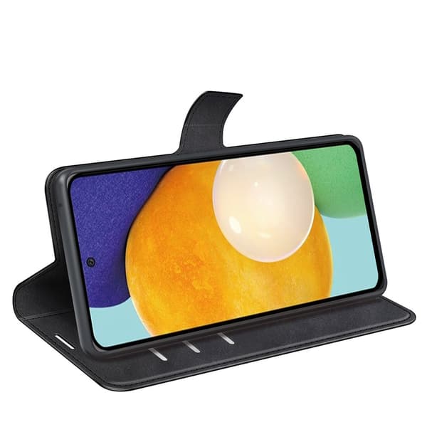 Plånboksfodral Läder Samsung Galaxy A13 Svart