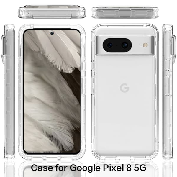 Allround Skal Skal Google Pixel 8 Transparent