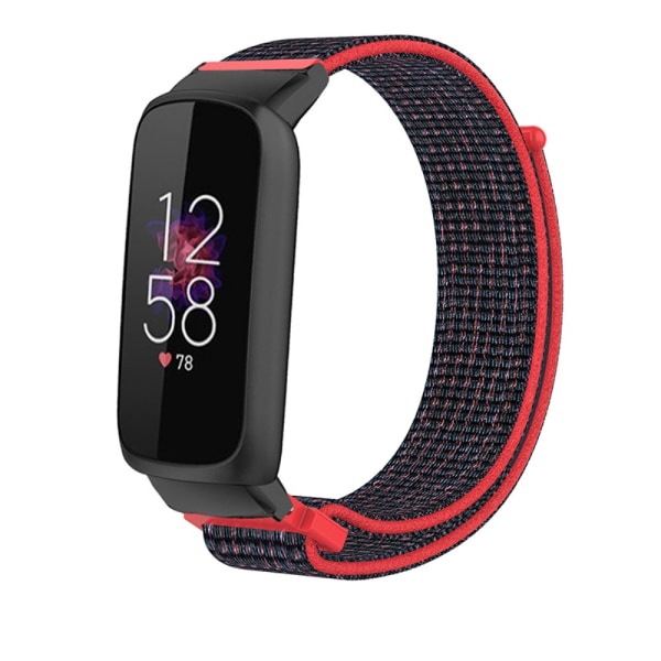 Nylonarmband Fitbit Luxe Röd