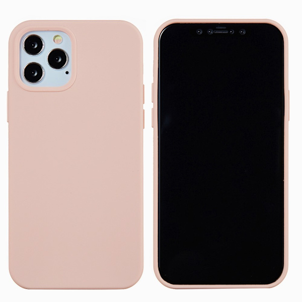 iPhone 13 Pro Max -kuori, silikoni, vaaleanpunainen
