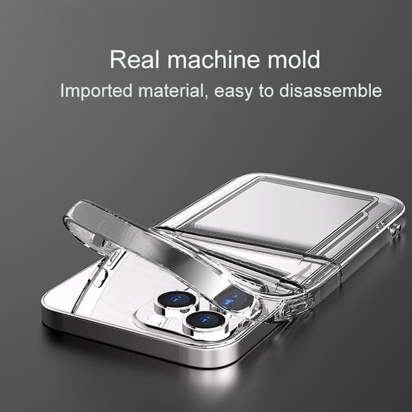 Etui med kortholder til iPhone 12 Pro Max Transparent