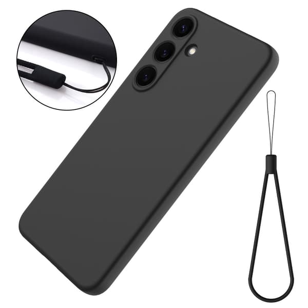 Silikonikuori Samsung Galaxy S25 Musta
