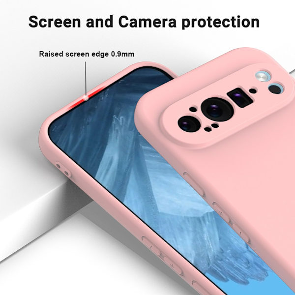 Silikonskal Google Pixel 9 Pro XL Rosa